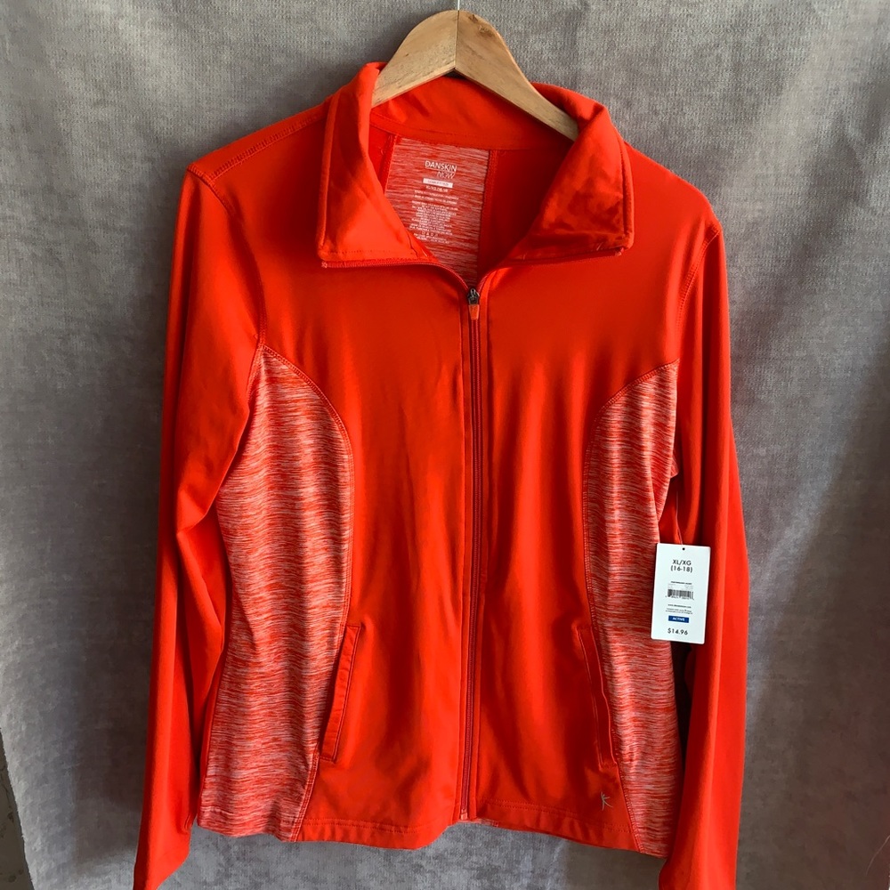 Danskin Now performance Jacket - bright orange 🧡